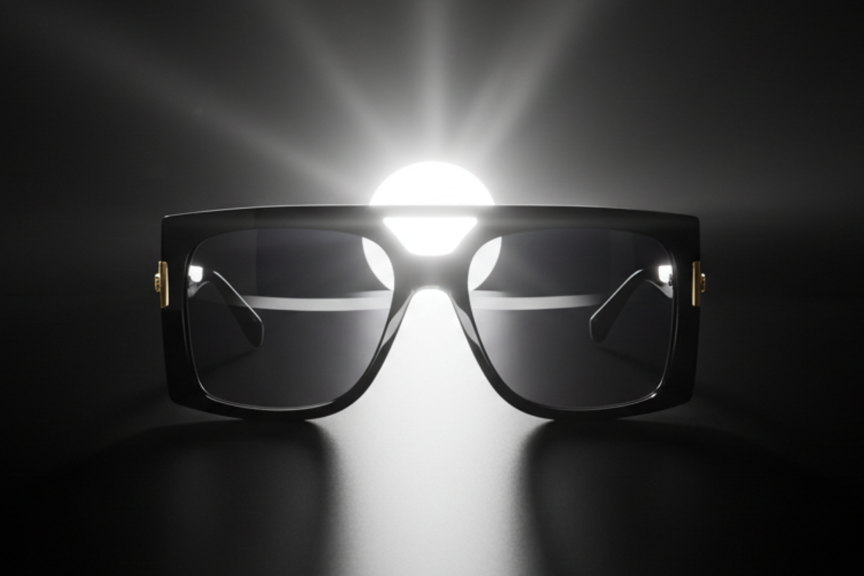 Premium polarised sunglasses facing dramatic backlit scene — UV 400 lens guide by Missandtrendy