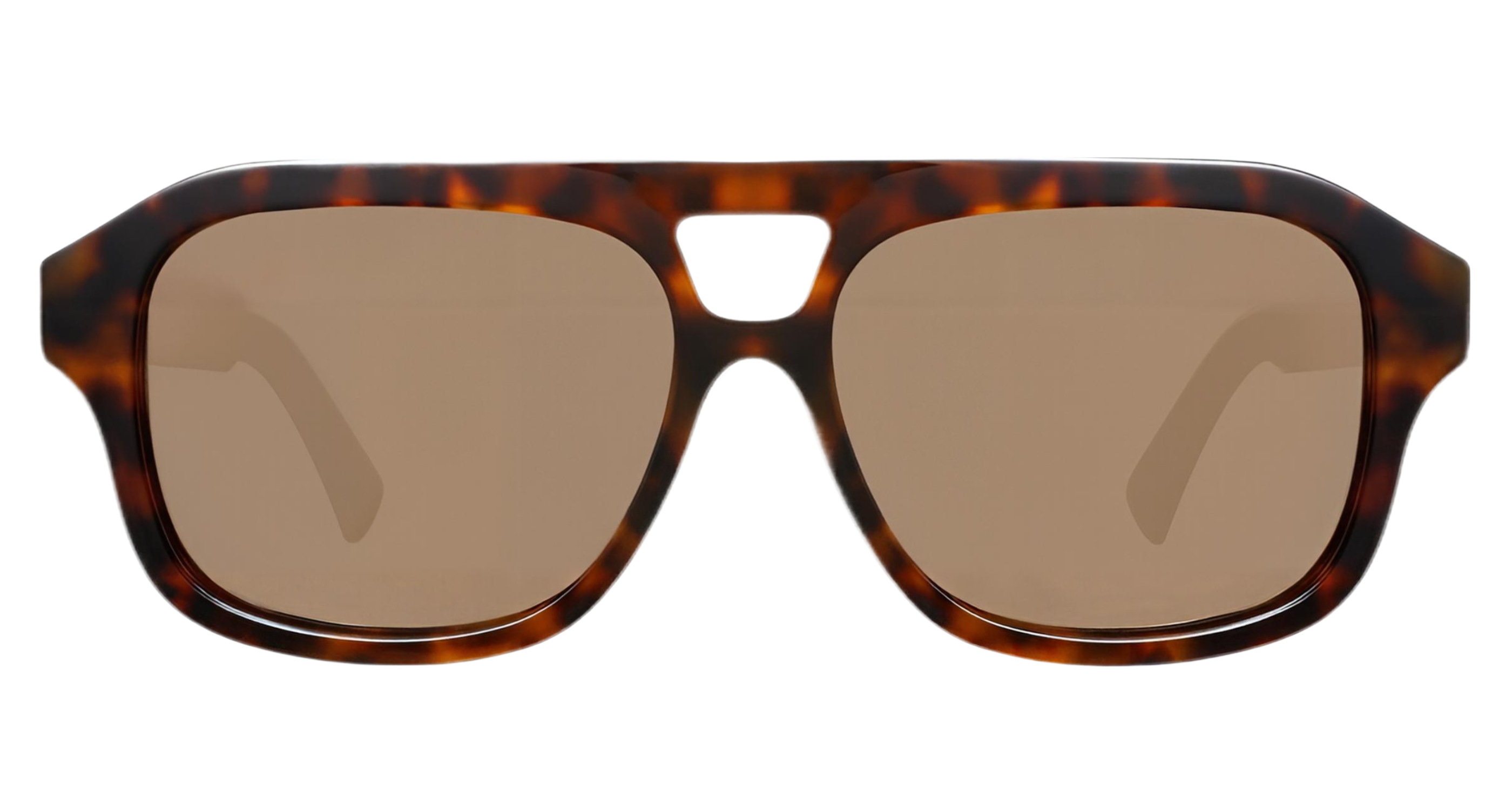 remium acetate square tortoiseshell and brown lens - Aviatoe UV Polarised sunglasses from missantrendy 0º. view..