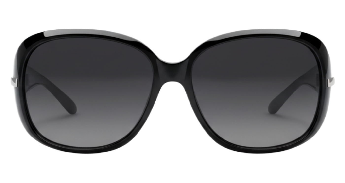 Missandtrendy Manchester oversized sunglasses with black frame and gradient blacklens 0º side new style
