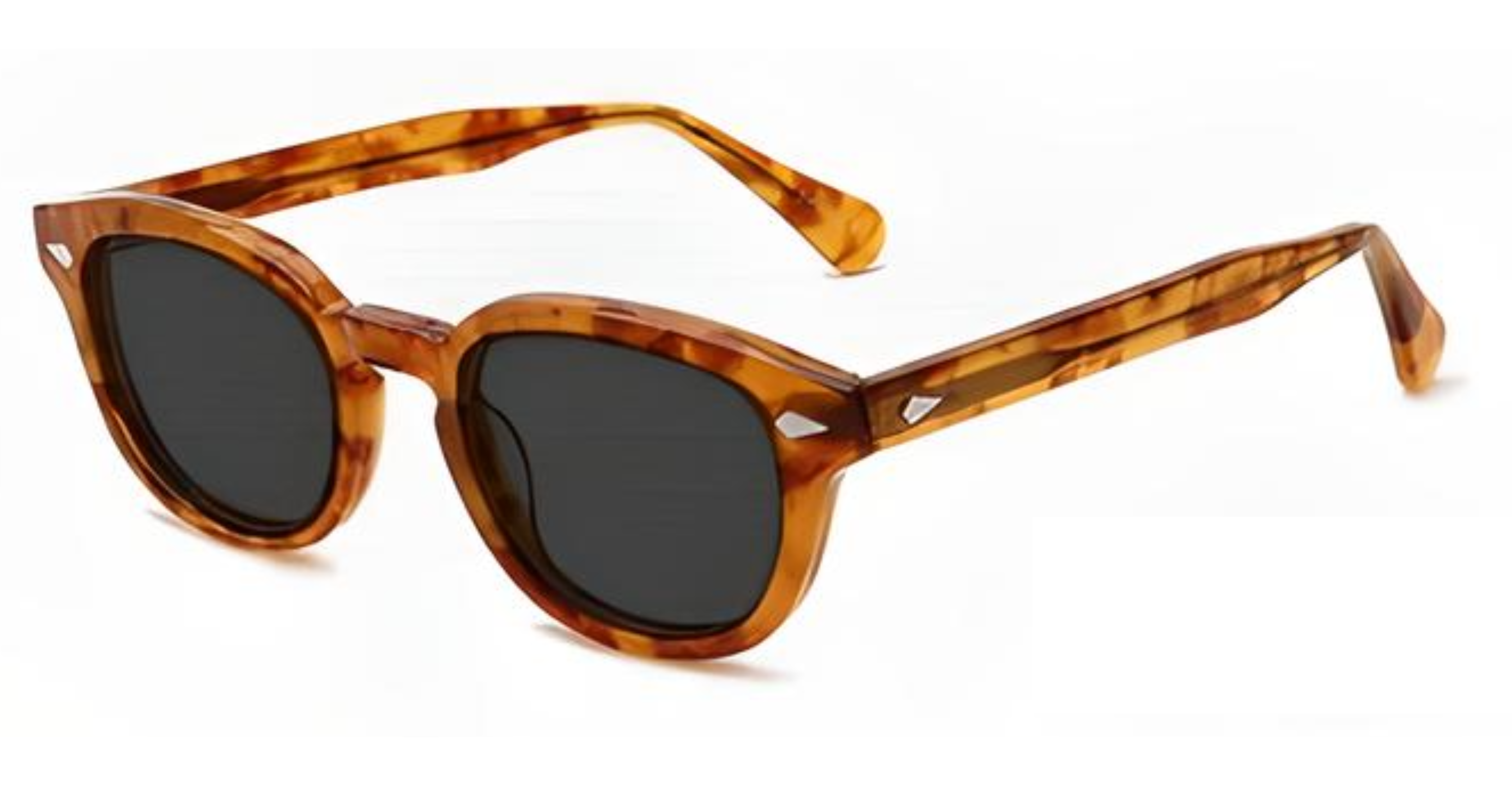 FS01_Blonde_Black_side_45º__Acetate_Sunglasses_prescription_lens_Missandtrendy