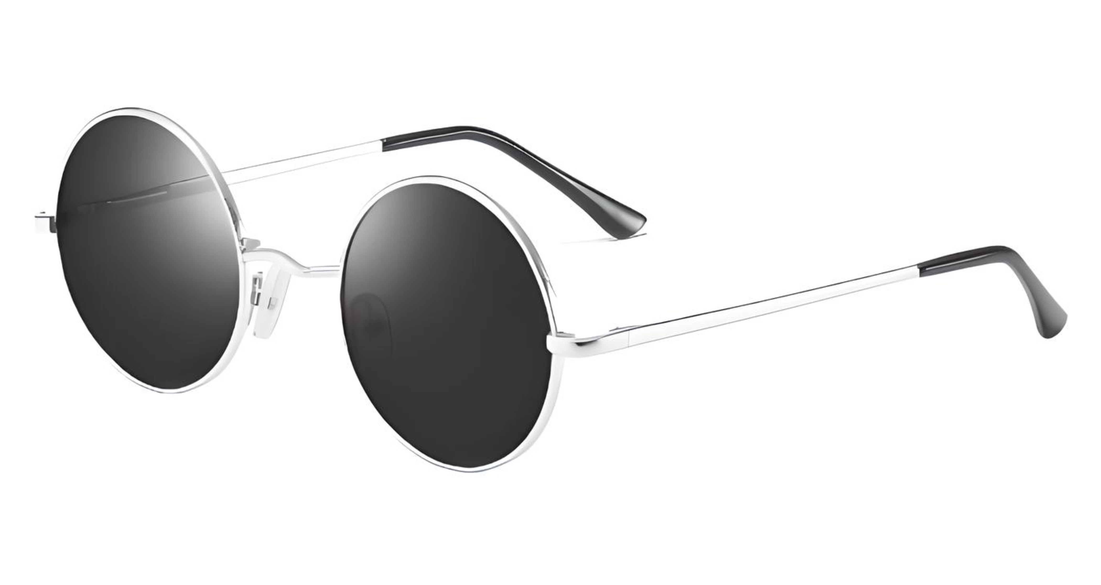 Rondo_801_N4_Silver_Black_lens_side_45º_metal_sunglasses_polarised_missandtrendy