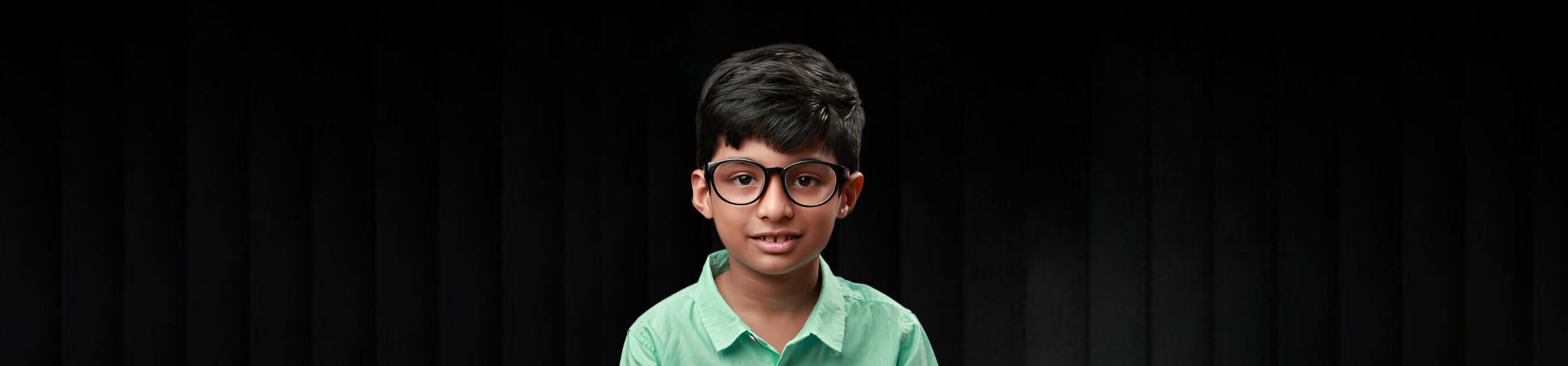 Kid Model wearing Kids Acetate Glasses from Missandtrendy® UK