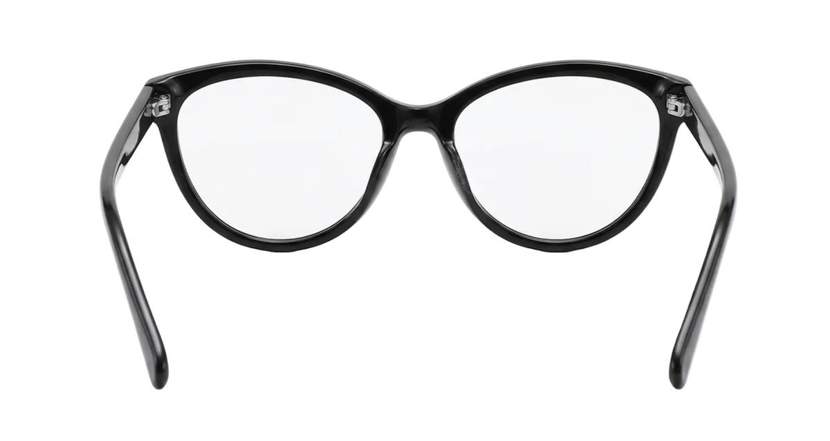 Cat-eye prescription lens glasses with Acetate frame back view
