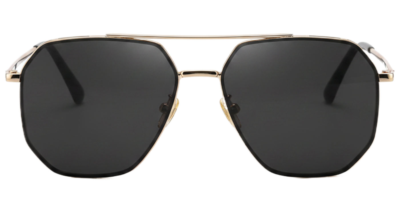 Future_Gold_Black_lens_0º_side_missandtrendy_polarised sunglasses