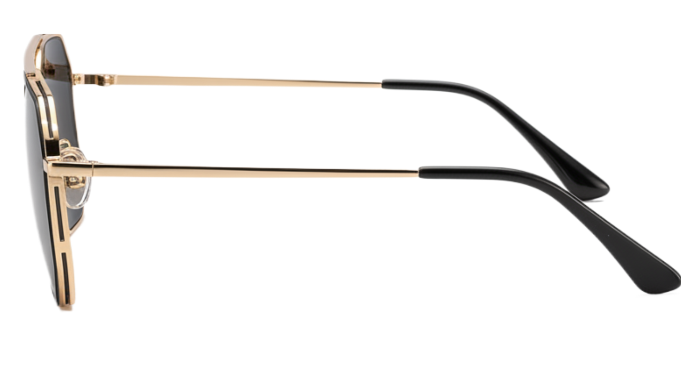 Future_Gold_Black_lens_90º_side_missandtrendy_polarised sunglasses