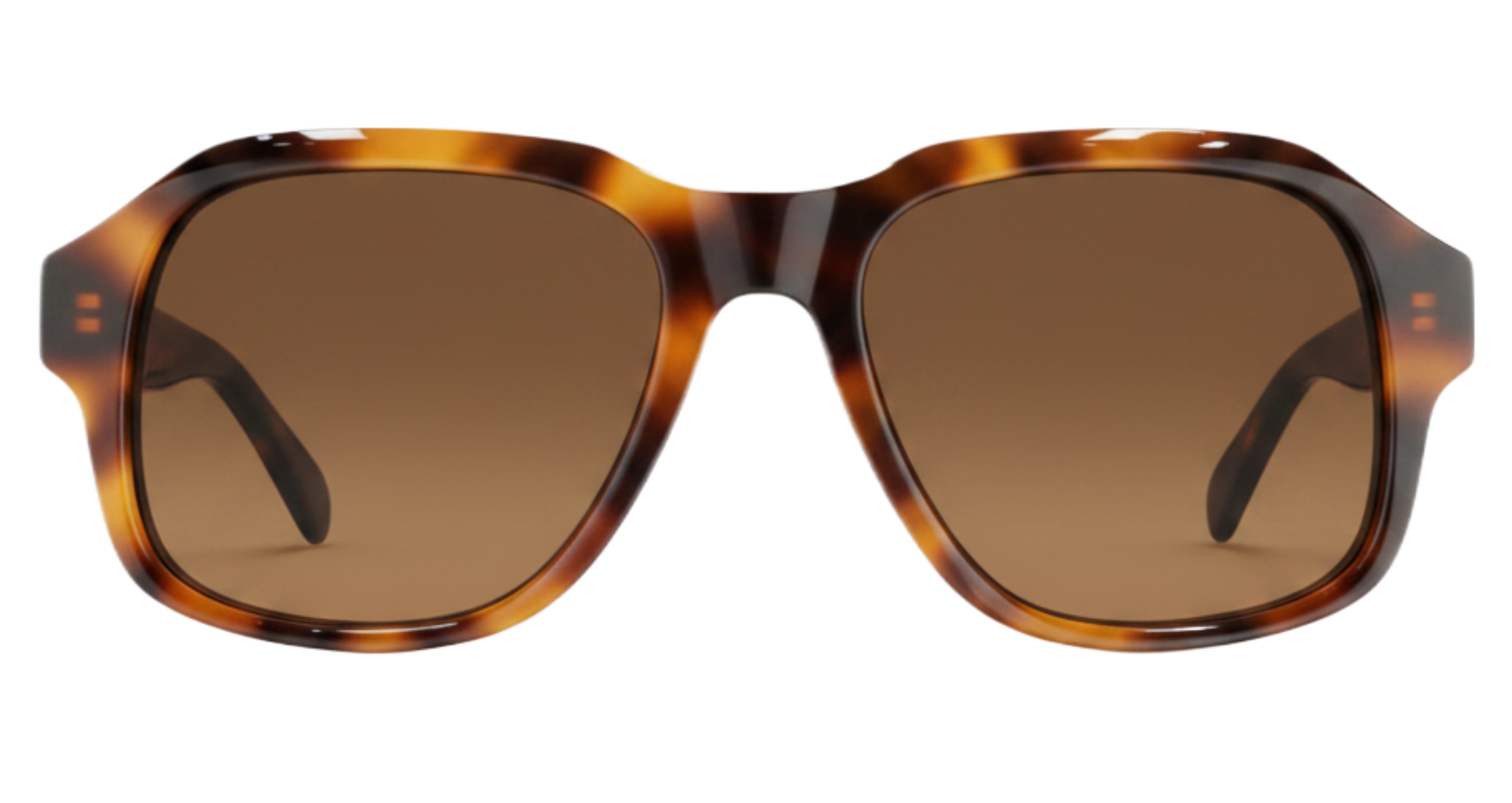 London Unisex Premium Polarised UV Sunglasses with brown tortoiseshell and brown lens by Missandtrendy 0º by Missandtrendy.