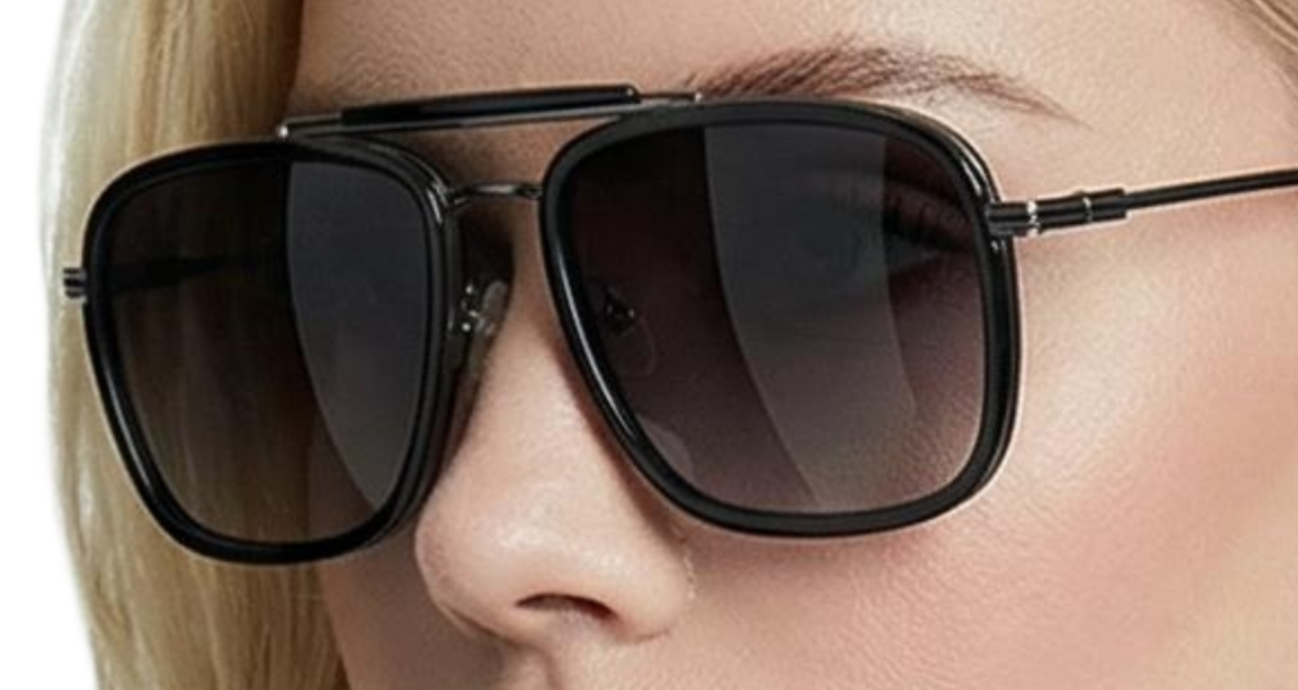 Man_wearing_Vegas_black_frame_and_burgundy_lens_aviator_sunglasses_by_Missandtrendy_close_45_side_view_main_head