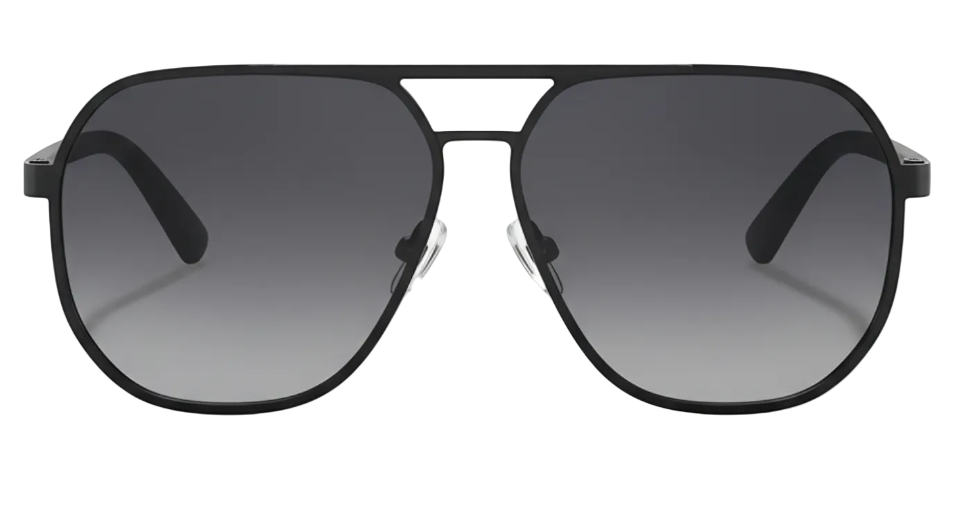 Missandtrendy Dire Aviator sunglasses with black frame and black lens 0º side view_01