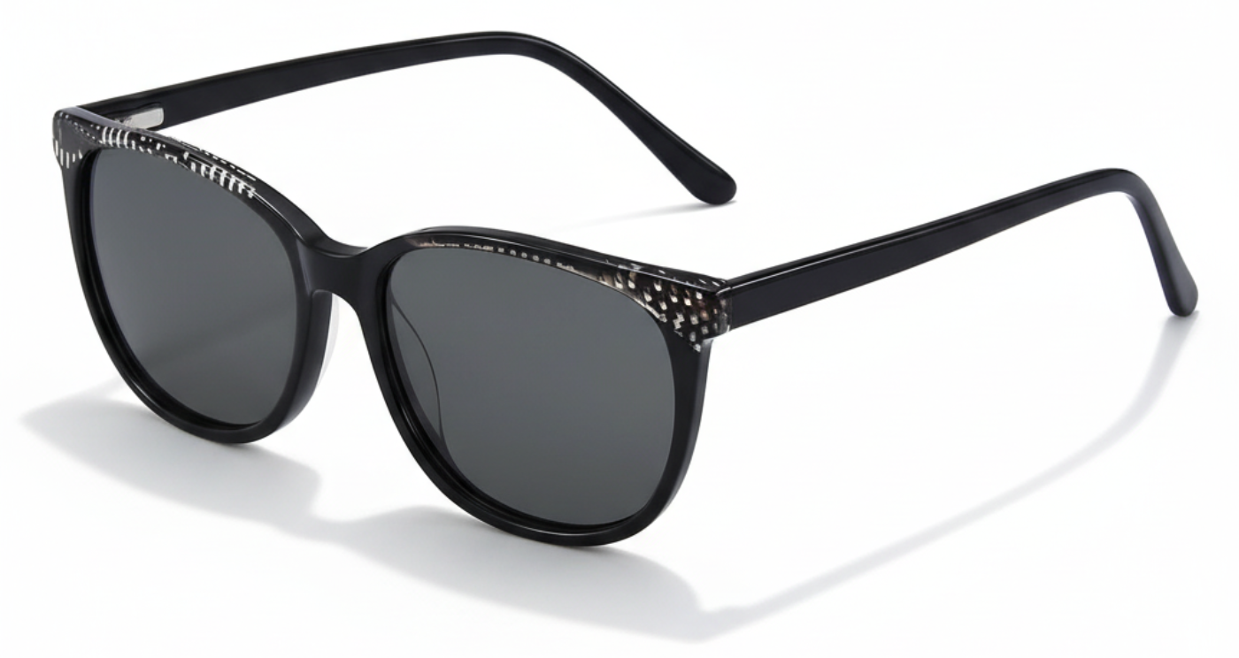 Missandtrendy cat-eye sunglasses with black frame and black lens45º side view_new_01