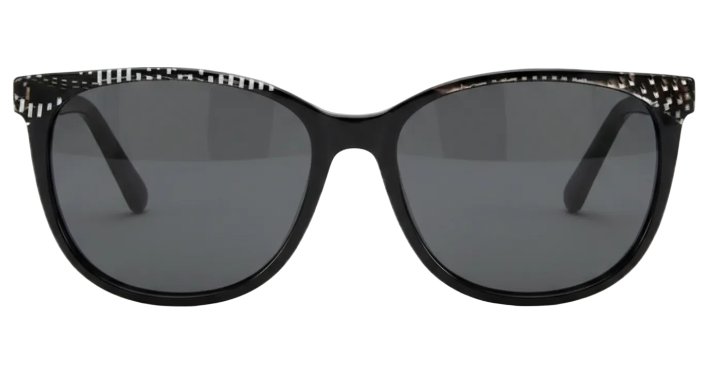 Missandtrendy cat-eye sunglasses with black frame and black lens 0º side view_new_1
