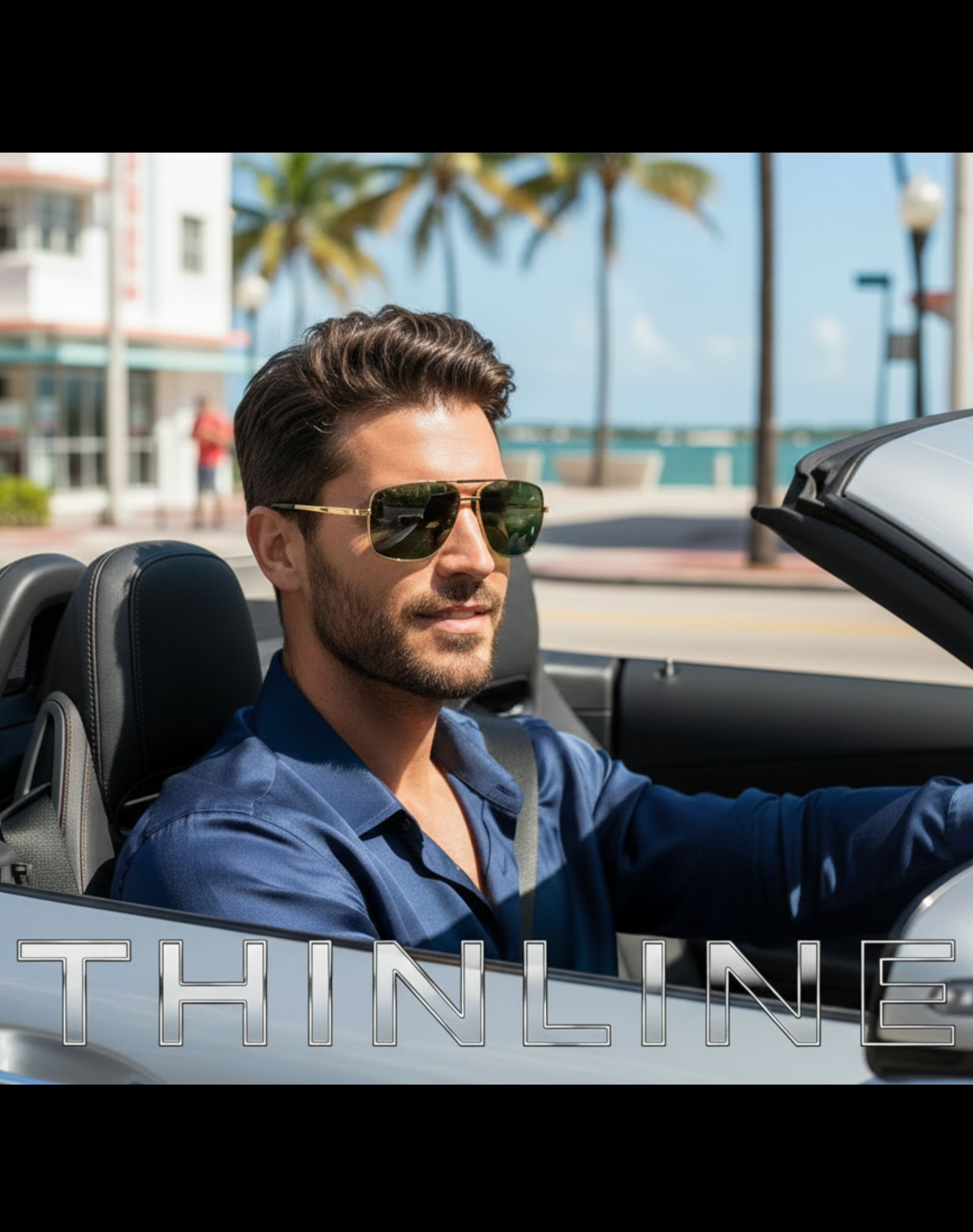 Thinline Polarised sunglasses  unisex wrapparound style in miami by Missandtrendy_mobile_main_01